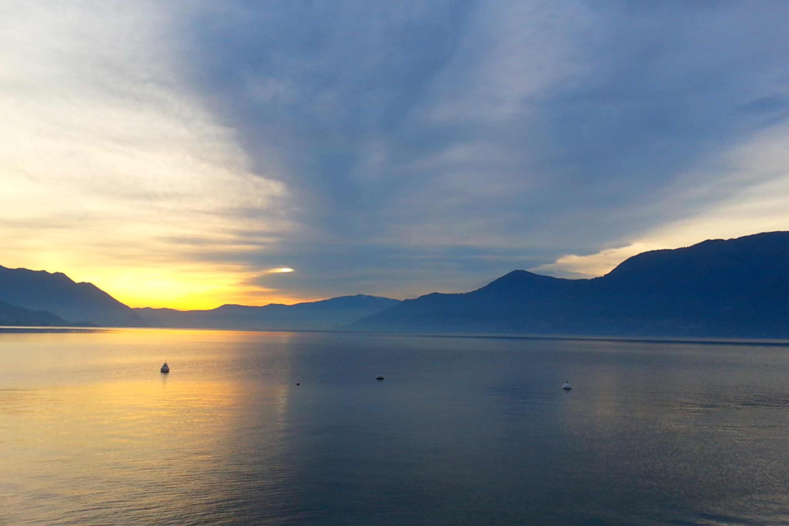 Abendstimmung am Lago Maggiore